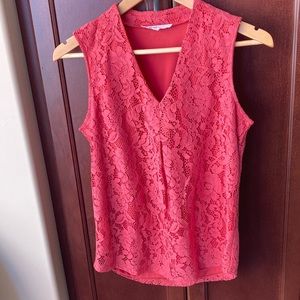 Cleo Sleeveless Lace Top Size S NWOT